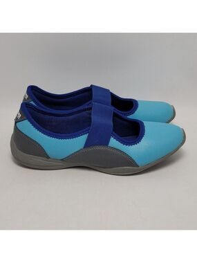 Curves for Women Mary Jane Walking Sneakers Shoes Blue/Gray Size 7